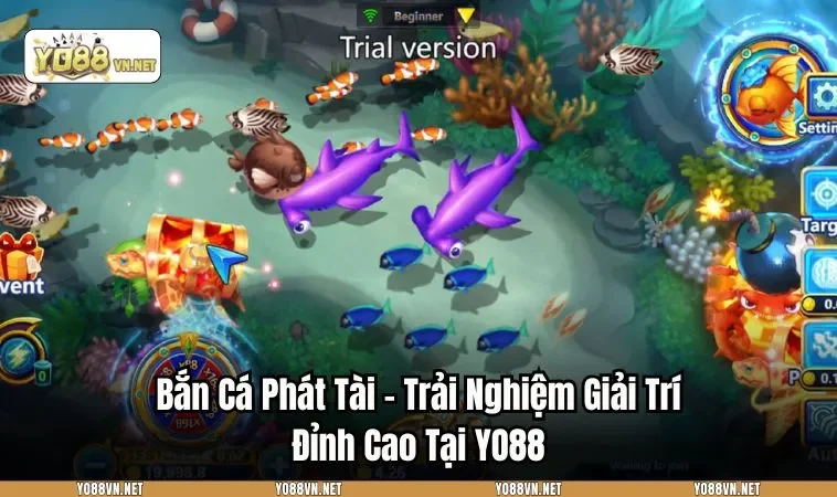 Trò chơi bắn cá Phát Tài với đồ họa sống động và hấp dẫn