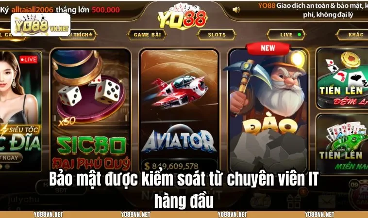 Bảo mật được kiểm soát từ chuyên viên IT hàng đầu